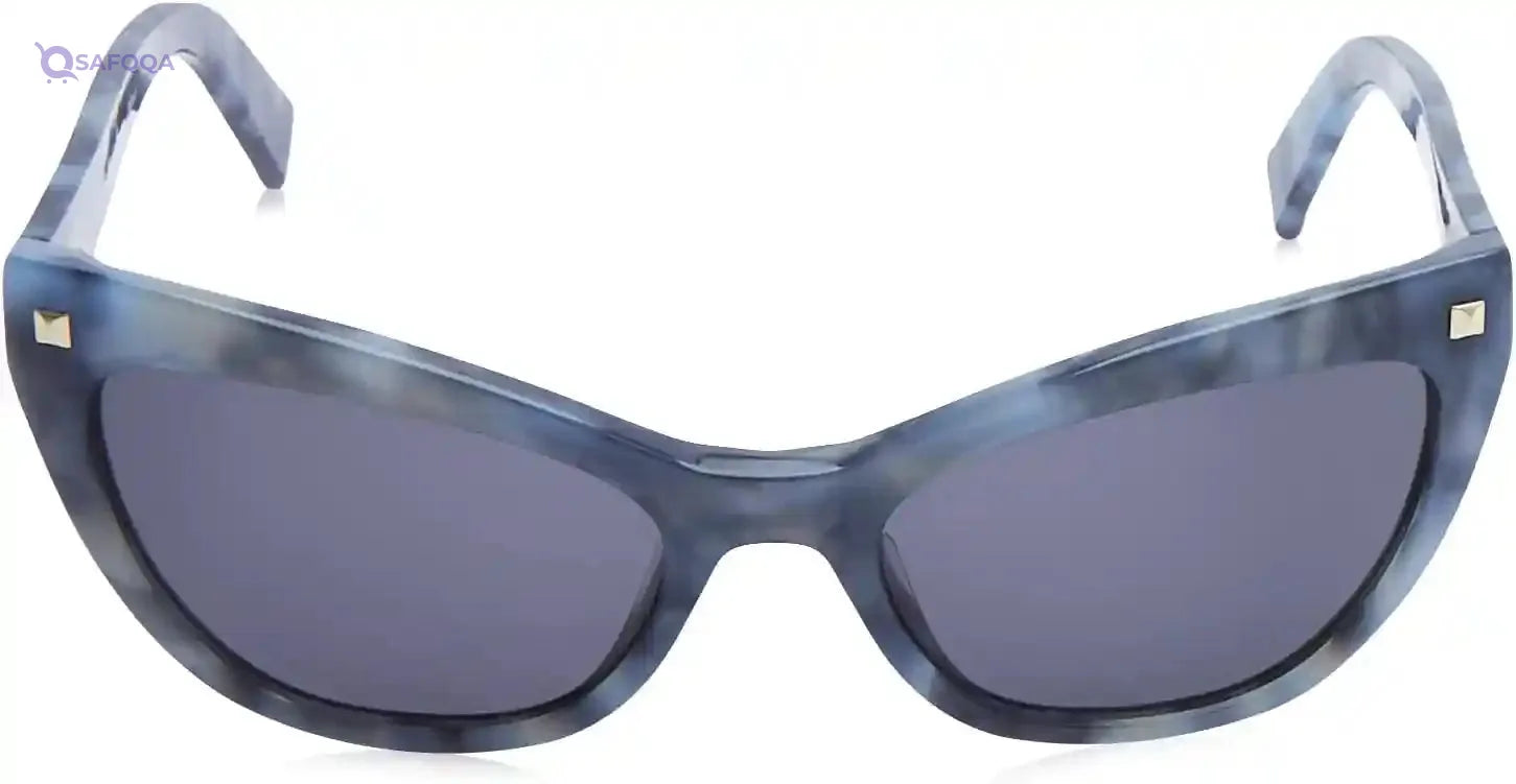 Max Mara Cat Eye Grey-Lens Sunglasses for Women – Blue Havana – Damaged Box - Safqqa