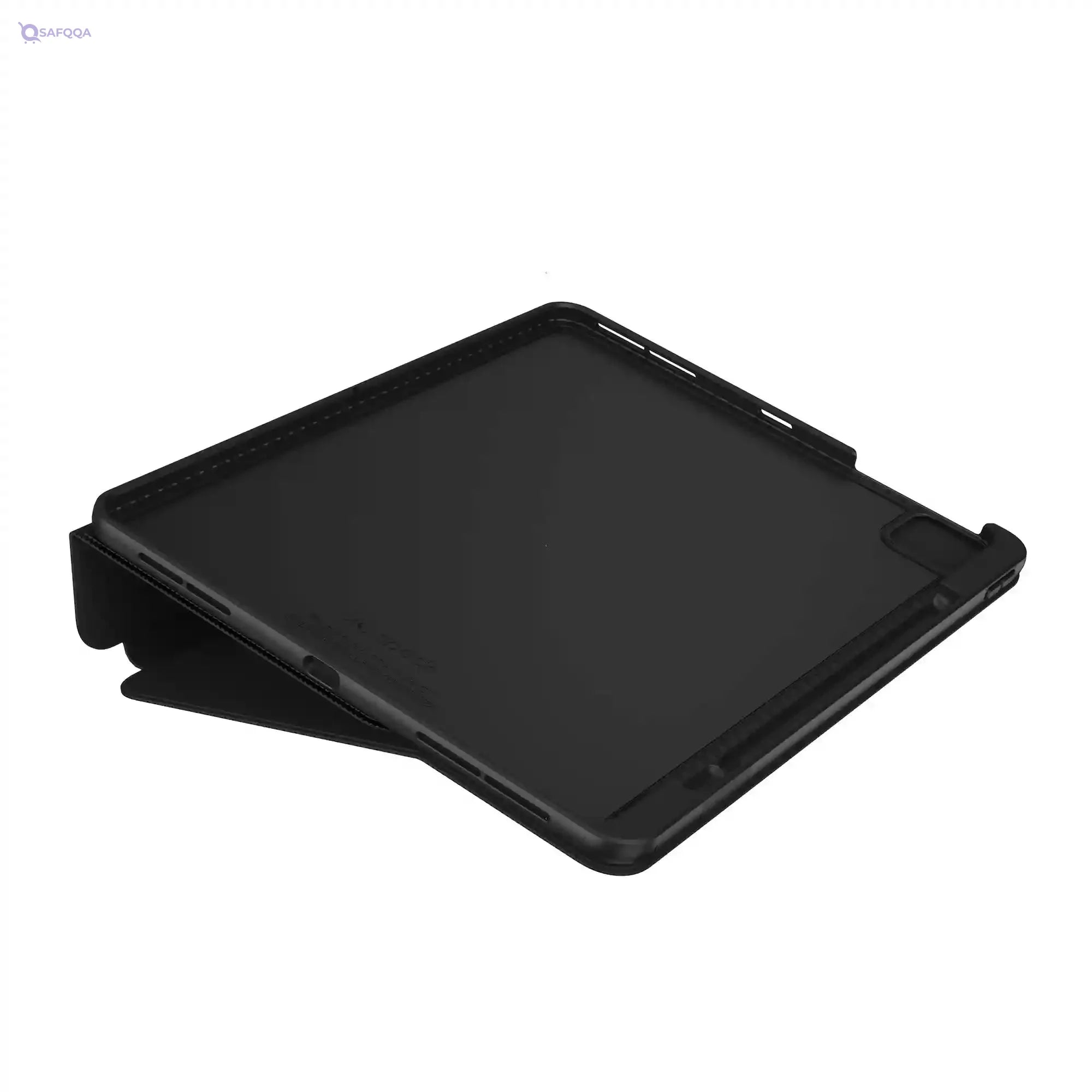 Speck Presidio PRO Folio Case for iPad 2021 / iPad Pro (2018–2020) 12.9-Inch – Black, Microban Protection - Safqqa