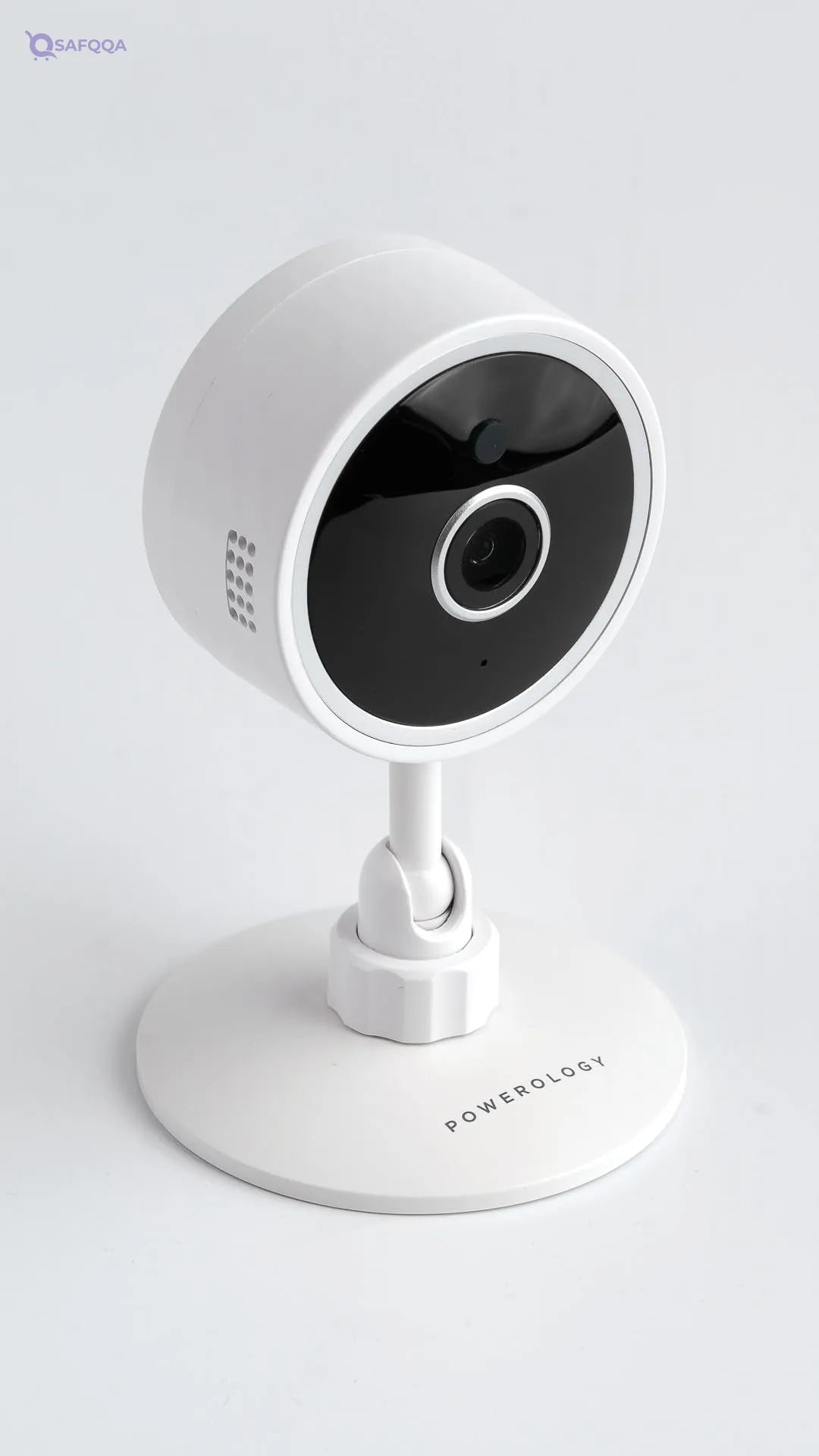 Powerology Smart Home Camera Wired Angle Lens - White - Safqqa