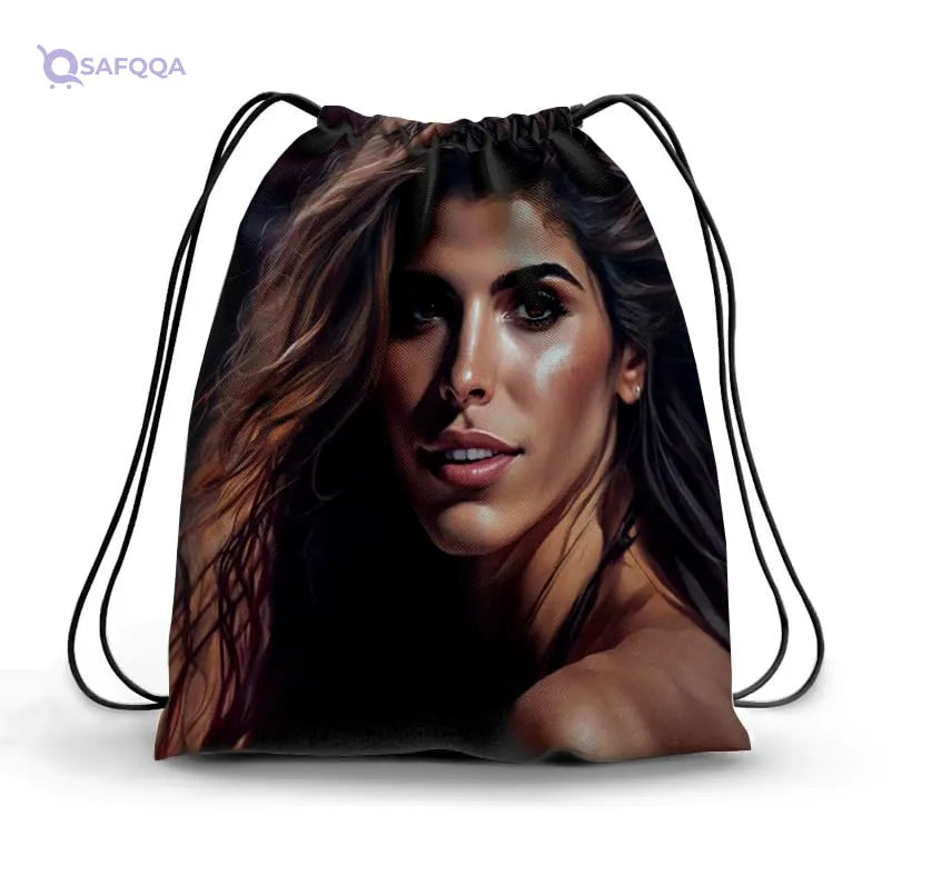 TAT DRAWSTRING BAG - 709, MultiColor, Large - Safqqa