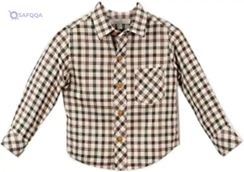 Concrete Boys - Long Sleeve Checked Shirt - Safqqa Egypt