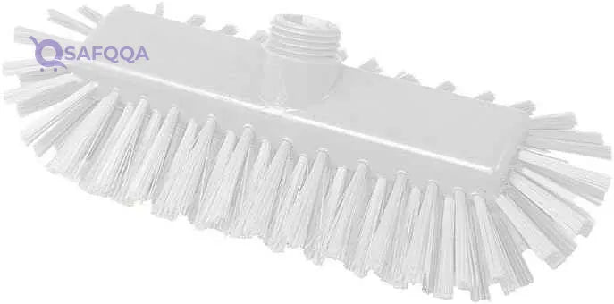 Maya Deck Scrub w/side Filaments Stiff (285 x 120 mm) White 40154 - Safqqa Egypt