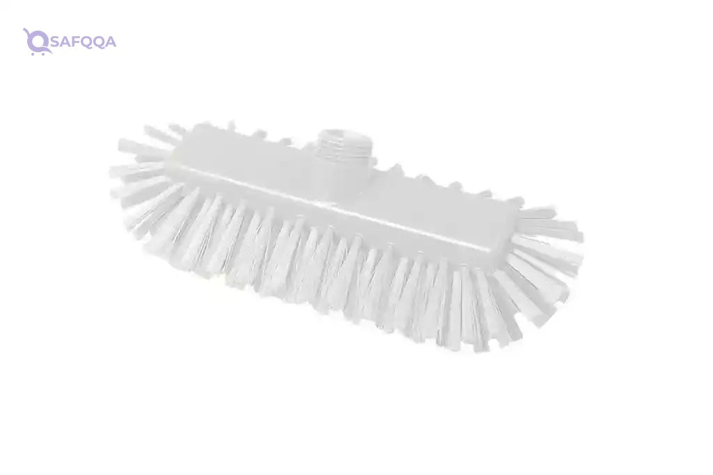 Maya Deck Scrub w/side Filaments Stiff (285 x 120 mm) White 40154 - Safqqa Egypt