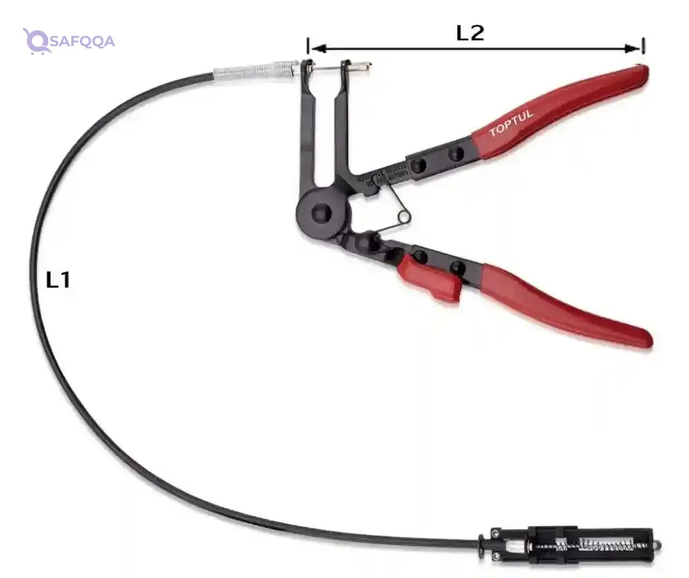 TOPTUL Flexible Hose Clamp Pliers 630 mm - Safqqa