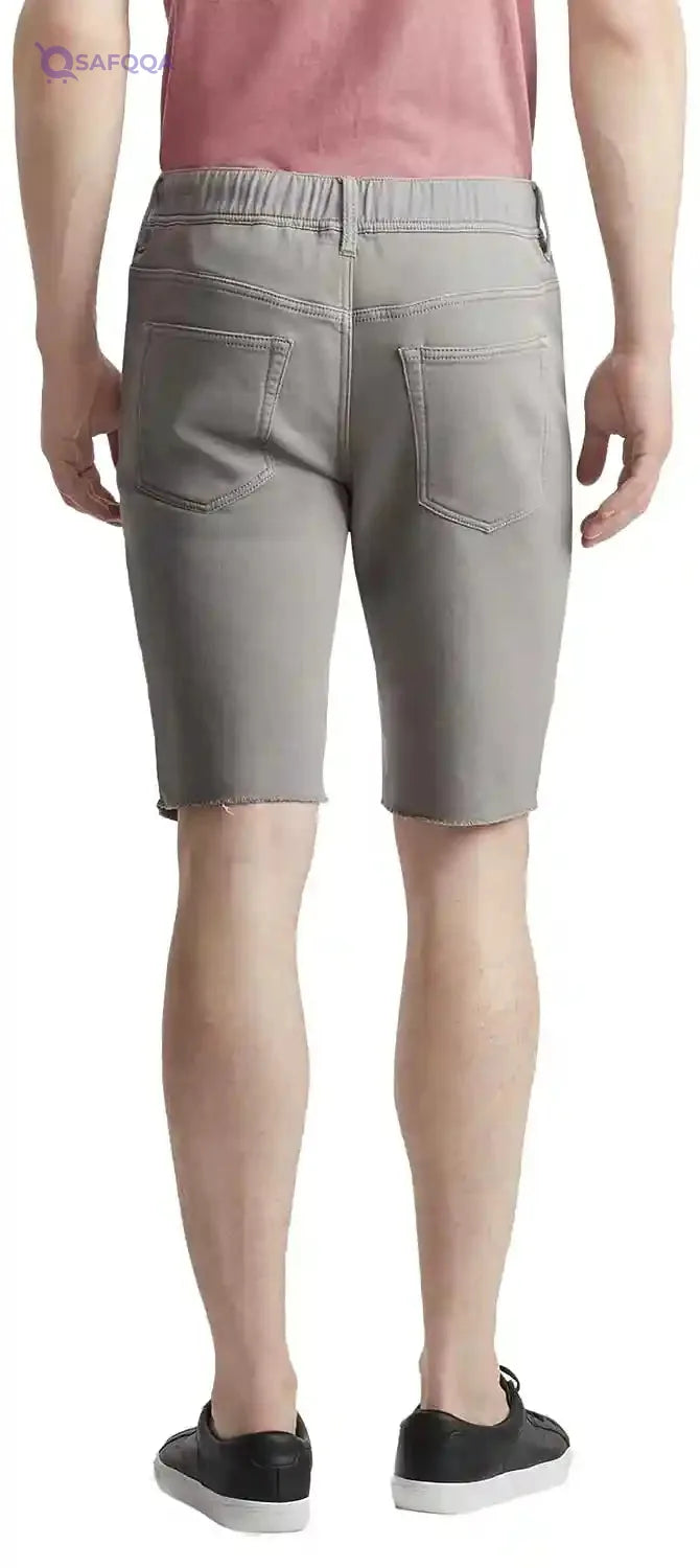 AEROPOSTALE Elastic Waist Raw Hem Flat Front Shorts for Men - Safqqa Egypt