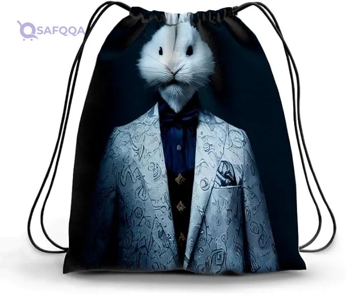 TAT Printed DRAWSTRING BAG,Lightweight and compact for daily use. - Safqqa