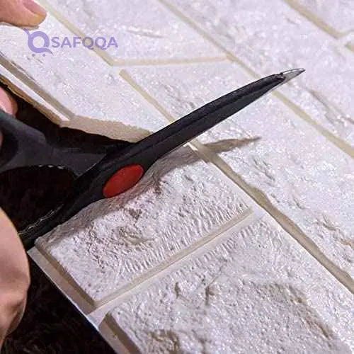 Dengyue Self-Adhesive 3D Brick Wall Sticker – Waterproof Foam Wall Panels for Home Decor, Easy Peel & Stick - Safqqa