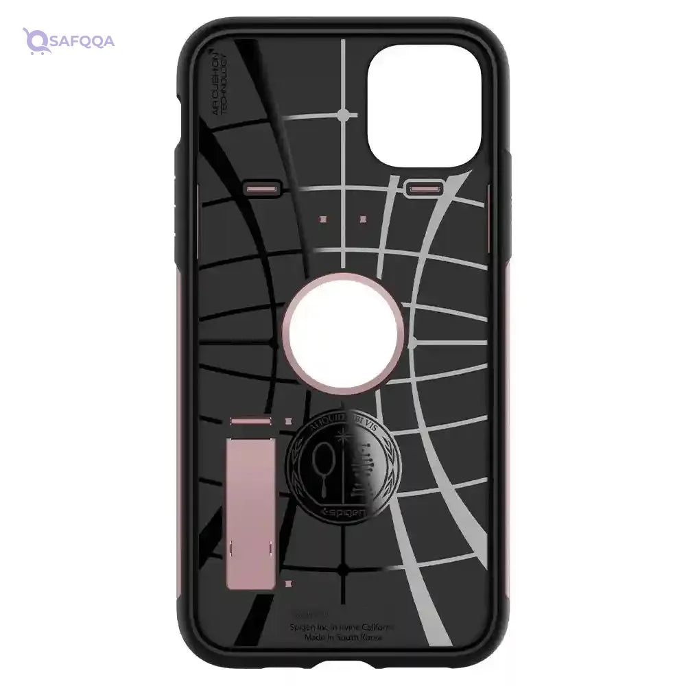 Spigen 077cs27101 slim armor back cover for iphone 11 pro mobile phone - rose gold - Safqqa Egypt