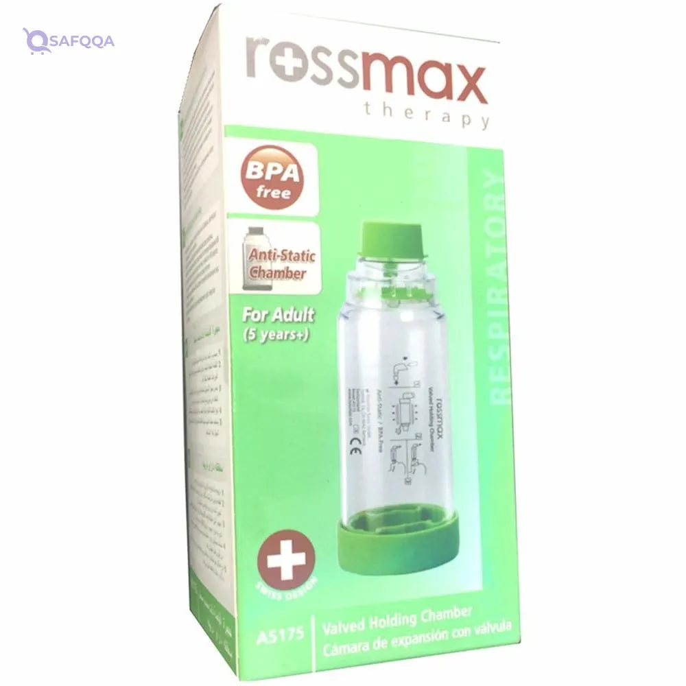 Rossmax Aerospacer AS175 Adult | Asthma Inhaler Spacer for Adults - Safqqa