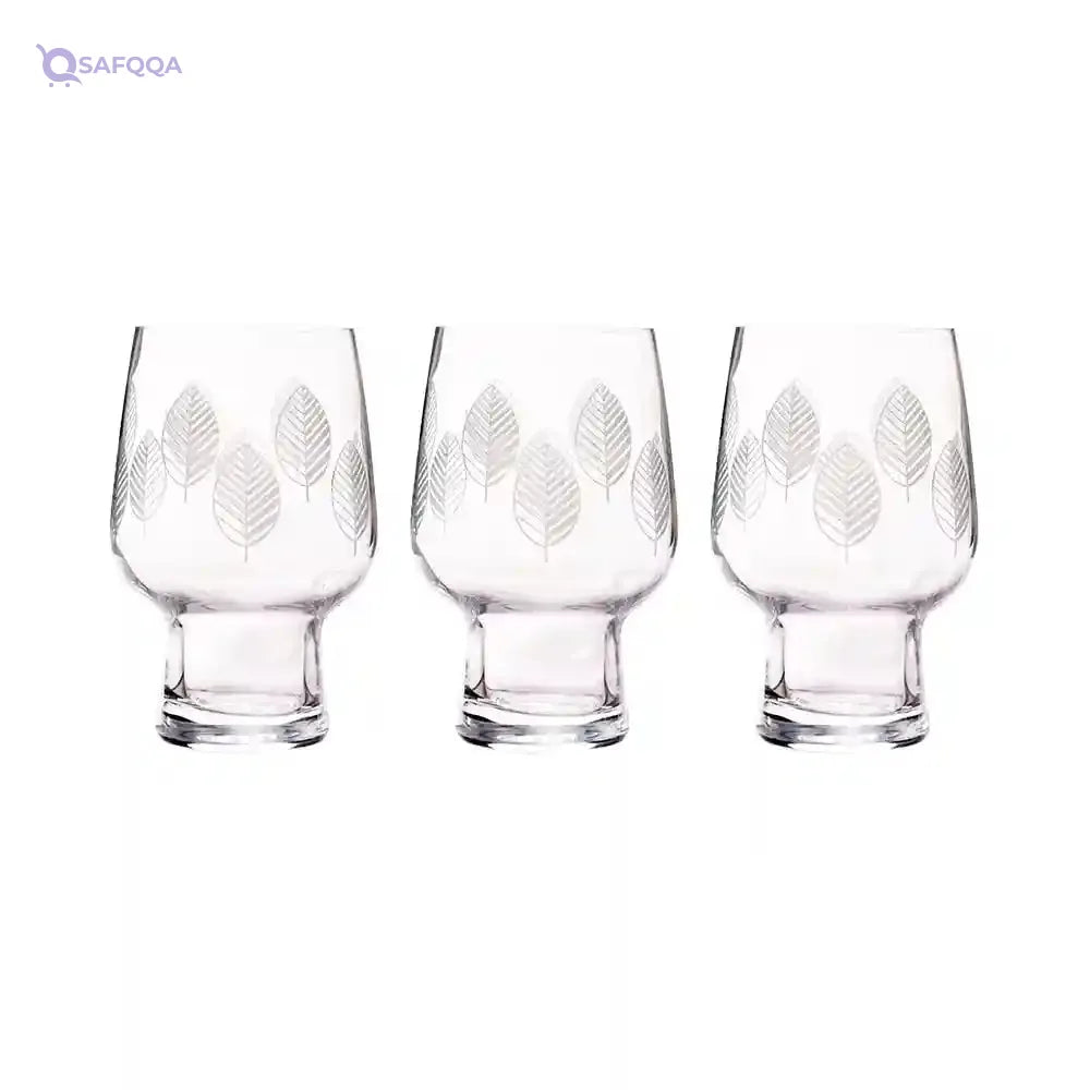 Dimlaj Silva Crystal Tumbler Set- 3 Pieces - Safqqa