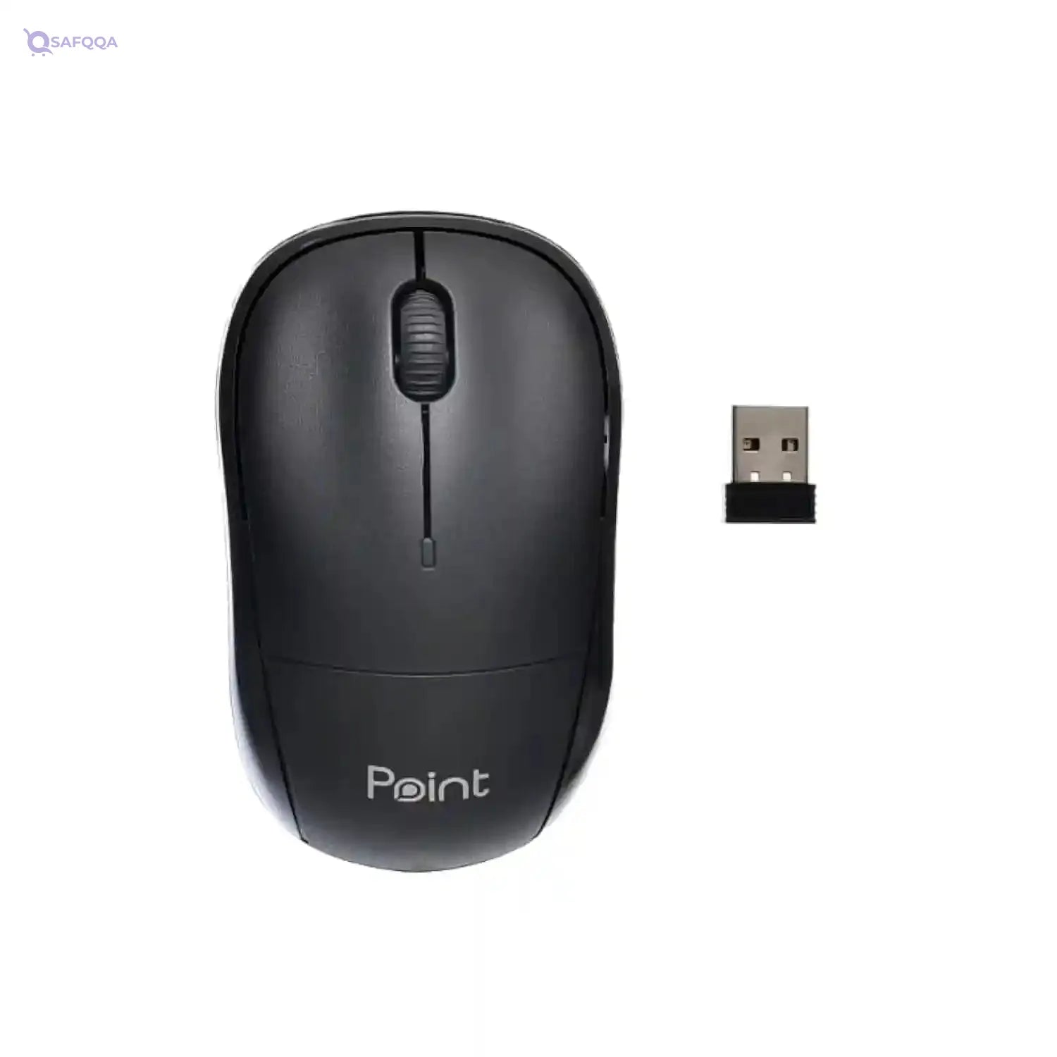 Point PT-325 Wireless Mouse with Mini Receiver – Ergonomic Design for Windows & Mac - Safqqa