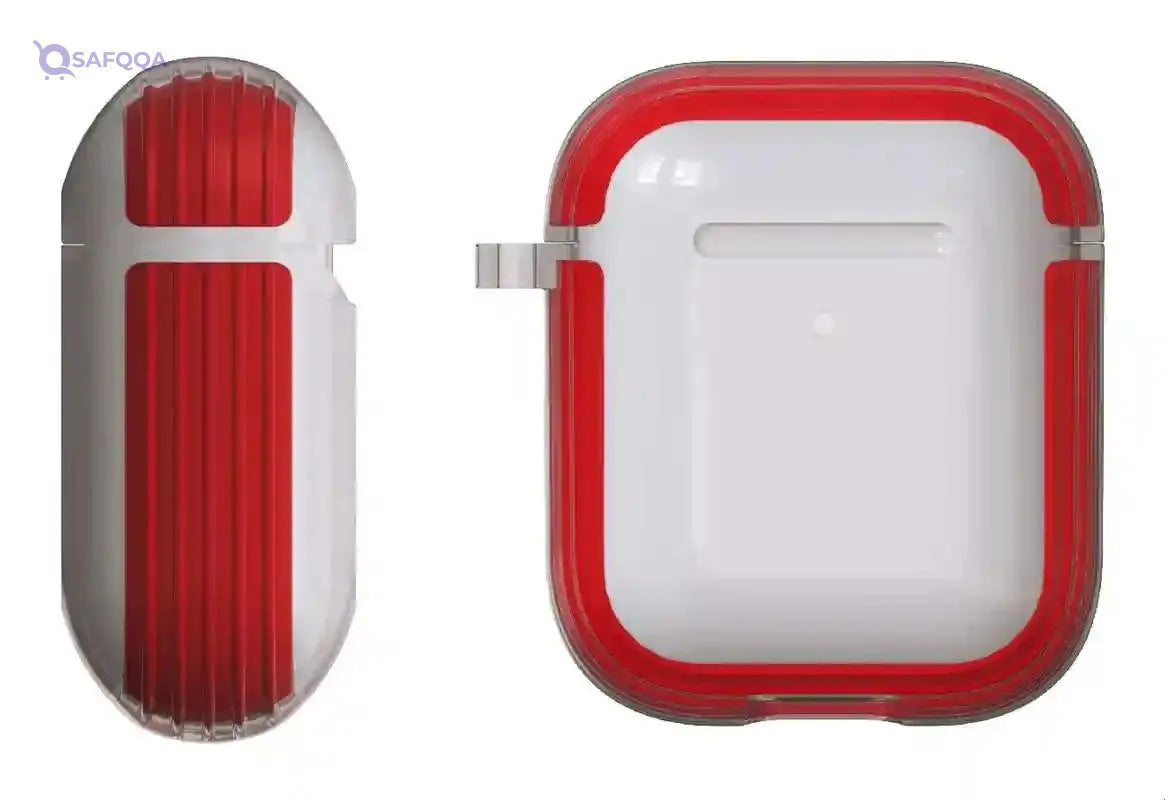 X-Doria Defense Trek Case for AirPods - White and Red - Safqqa Egypt