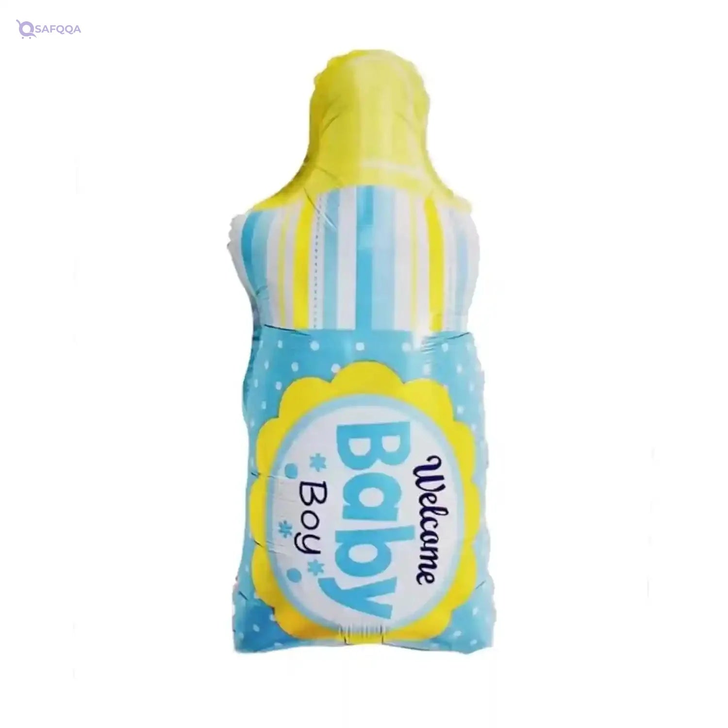 Foil Large Feeding Bottle Shaped Balloon Can Fills With Air Or Helium And Made From High Quality Materials Specially For Baby Boys Shower Parties - Multi Color - Safqqa