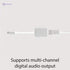 Moshi 99mo084202 usb-c to hdmi adapter - silver - Safqqa