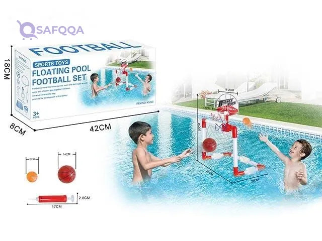 JACK SPRATT floating pool baskrtball set boy toys, girl toys, birthday gift, Christmas gift, growth, fun, learning, for kids. - Safqqa
