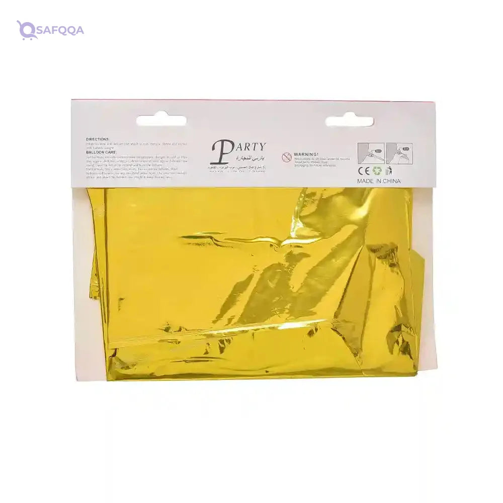 Foil Helium With Welcome Design For Party Set Of 7 Pieces 17 Inch - Gold (Assorted Colors) - Safqqa Egypt