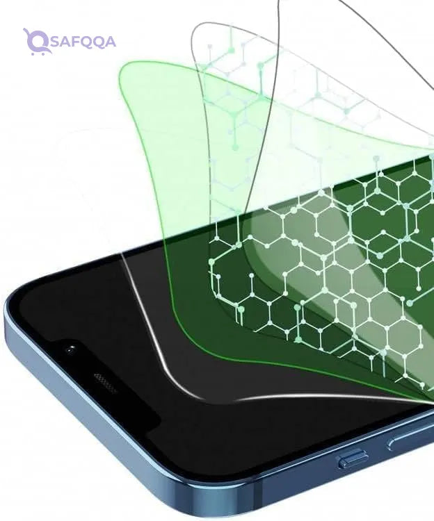 Green 3D Curved Round Edged Glass Screen Protector for Samsung Galaxy S21 Plus - Safqqa