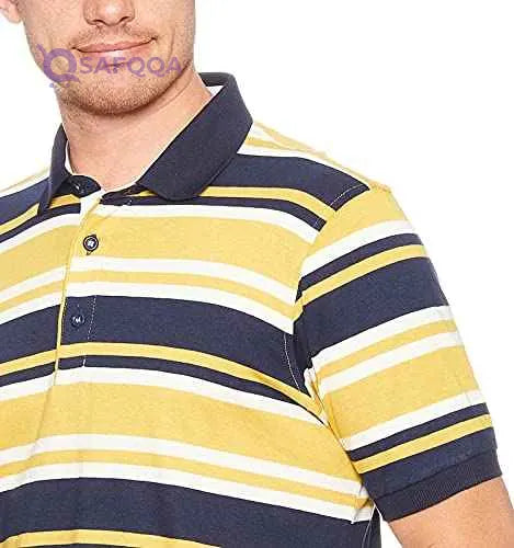 Bardis Short Sleeves Color Block Cotton Polo Shirt for Men - Safqqa Egypt