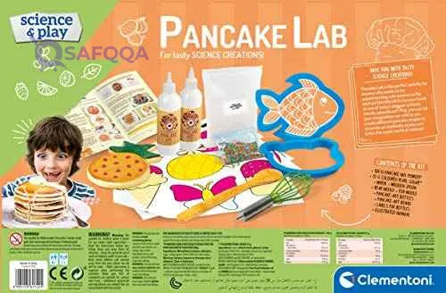 Clementoni, 61742, science and play, pancakes lab, made in italy, science toy, laboratory and experiment kit for kids from 8 years old and older, english version - Safqqa Egypt