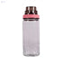 Herevin Measure Cup Canister - 1.46L Capacity, Salmon, Transparent Lid, Measurement Markings, Made in Turkey (Kitchen, Baking, Meal Prep) - Safqqa Egypt