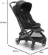 Bugaboo - Butterfly Complete Stroller - Ultra-Compact & Cabin-Friendly City and Travel Stroller, One Second Fold, From 6 Months to 4 Years Old - Black - Safqqa