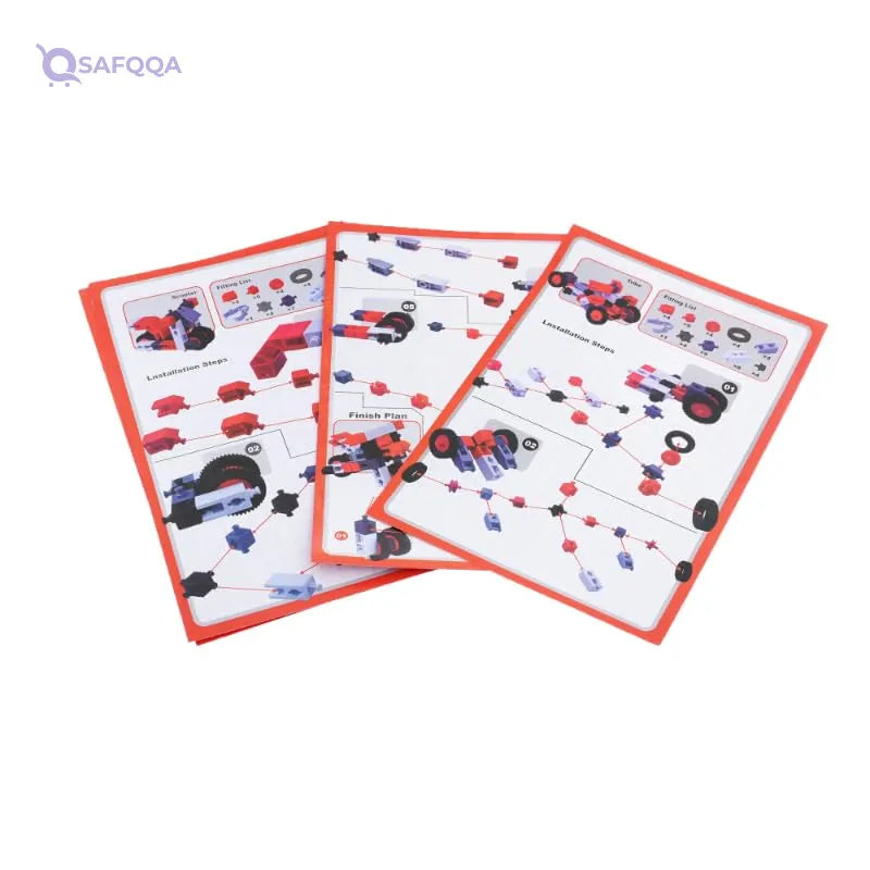 Generic Plastic Building Blocks Designed in the Shape Of a Car - Safqqa