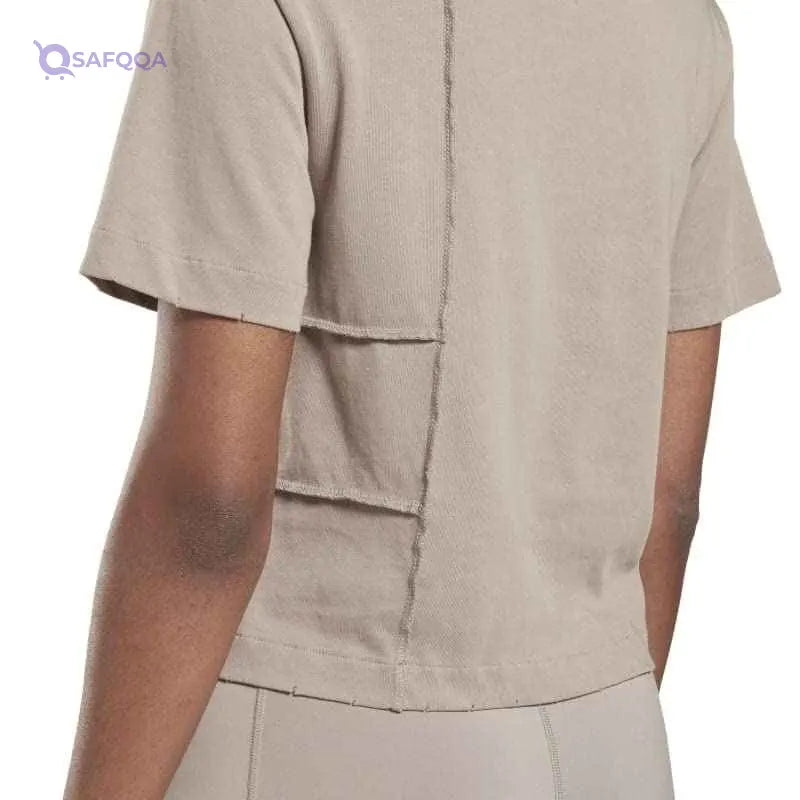 Reebok MYT Cut & Sew Tee BOUGRY HB1064 – Training Graphic Short Sleeve Tee for Women - Safqqa