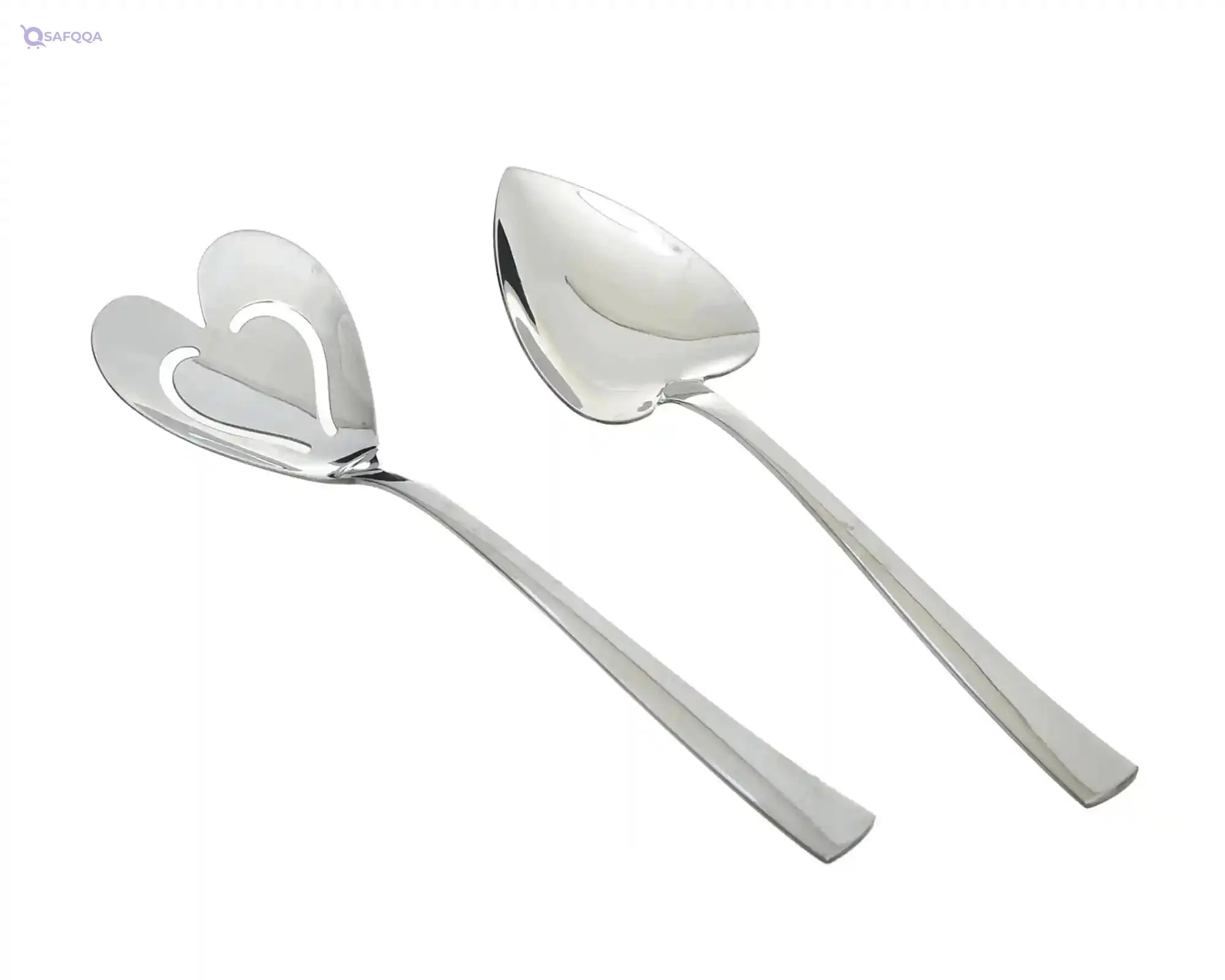Nehir Can and Canan Mirror Salad Service Set 2-Pieces, - Safqqa