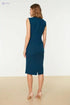 Trendyol Women’s Ribbed Bodycon Midi Knitted Dress – TWOAW - Safqqa