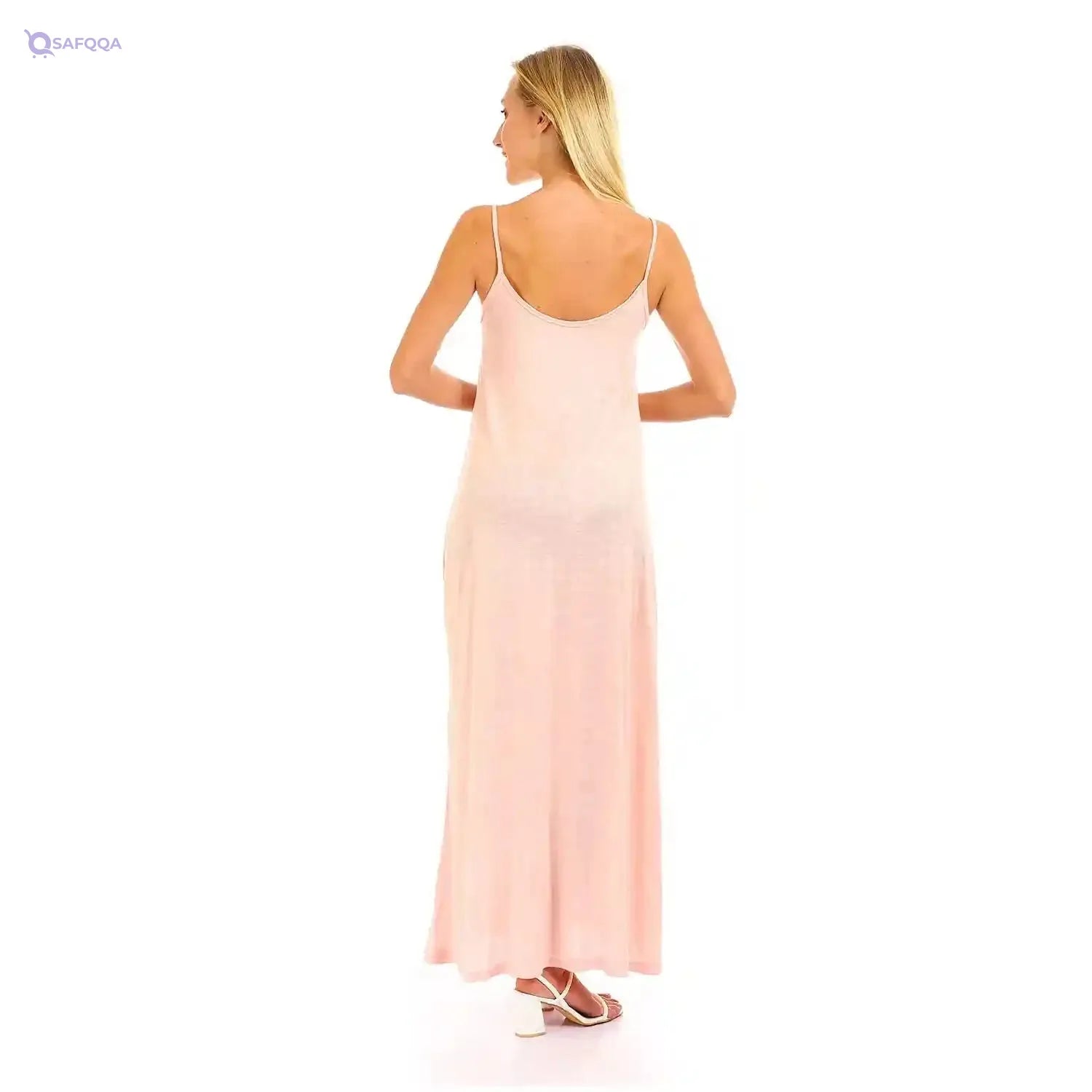 Kady Women Self Pattern Spaghetti Sleeves Sleepshirt - Safqqa Egypt