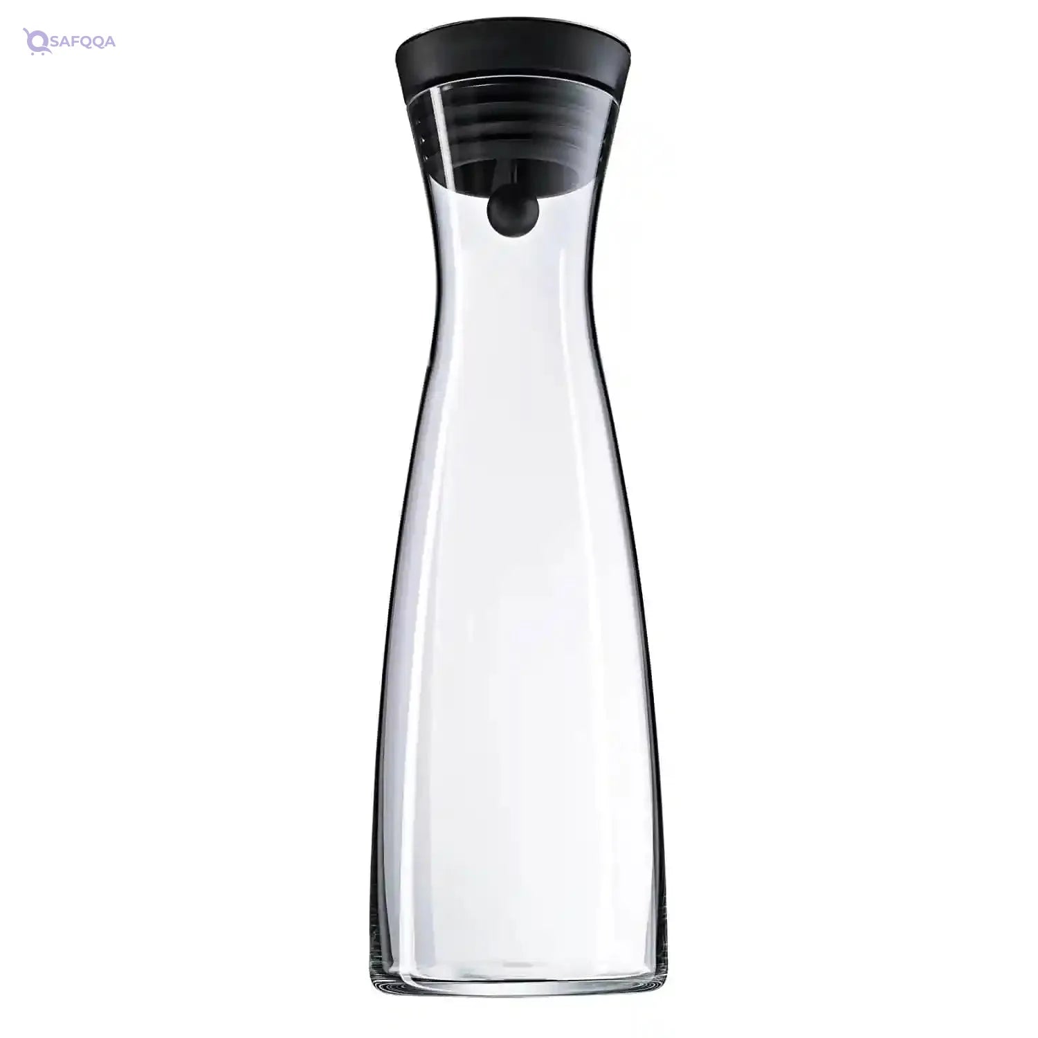 WMF Basic 1.5L Water Decanter – Elegant Glass & Cromargan® Stainless Steel with Close-Up Stopper - Safqqa Egypt