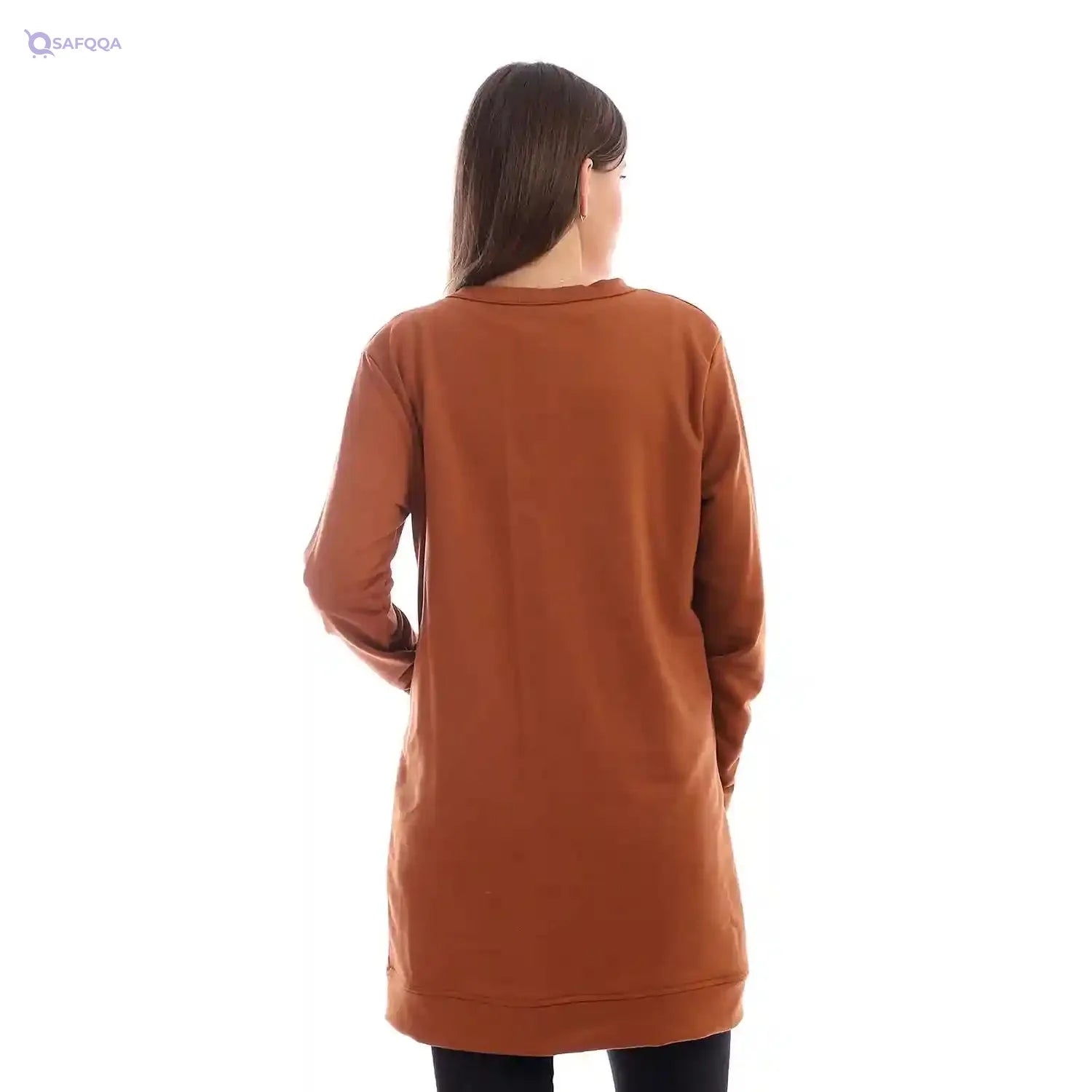 JAMILA  Long Sleeves Soft Cardigan With Buttons,Lightweight, breathable, and gentle on the skin. - Safqqa