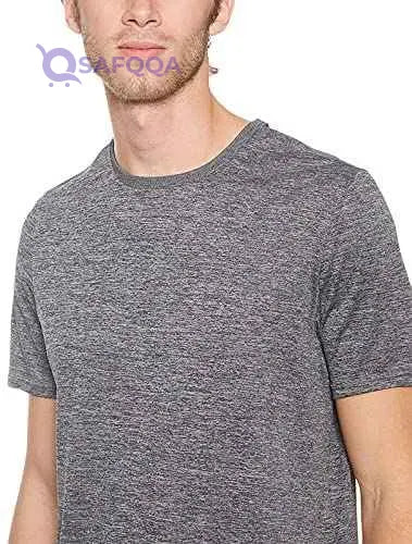 Magma Round-Neck Short-Sleeve Regular Fit T-shirt for Men - Safqqa Egypt