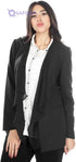 BELLA DONNA Women's Crepe Tailored Jacket (S22FJ31X) - Safqqa