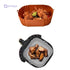 Silicone Air Fryer Liner – Reusable Non-Stick Liner, 22cm (1 Piece) - Safqqa