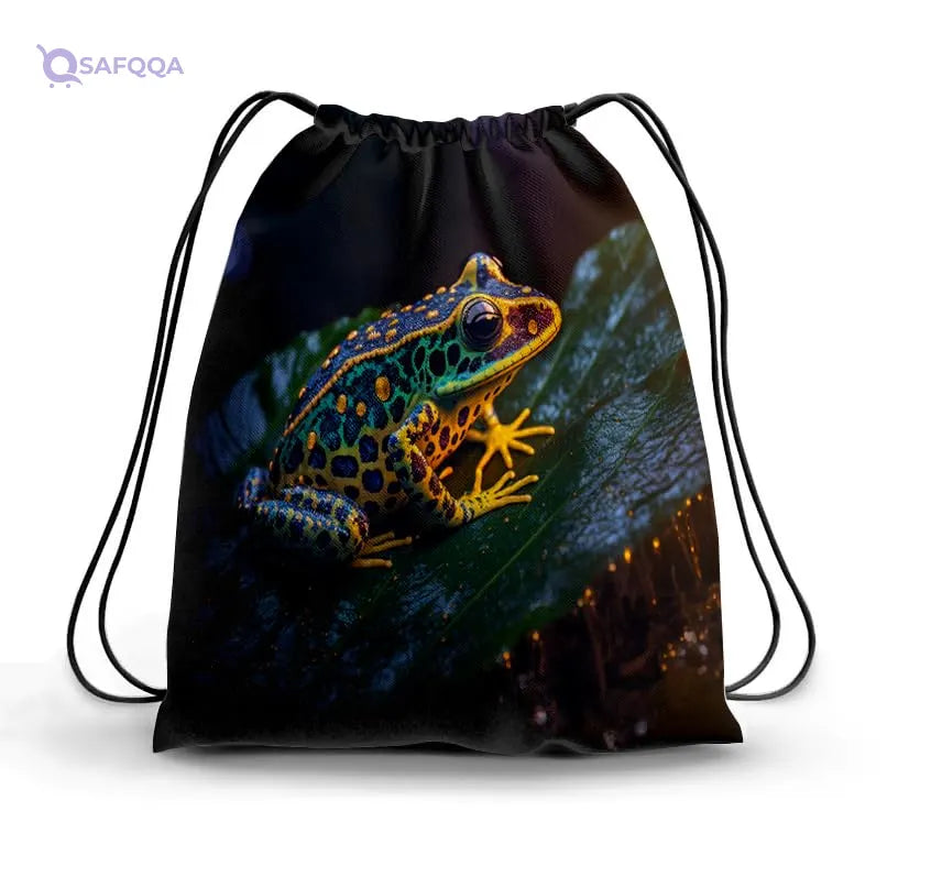 TAT DRAWSTRING BAG - 879, MultiColor, Large - Safqqa