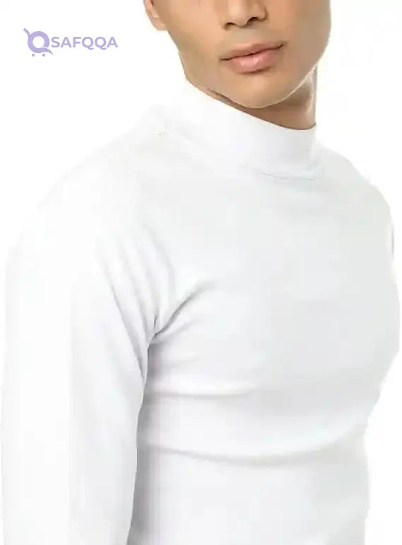 El Shrook Men's Cotton Undershirt – Long Shirt Base Layer Top - Safqqa Egypt