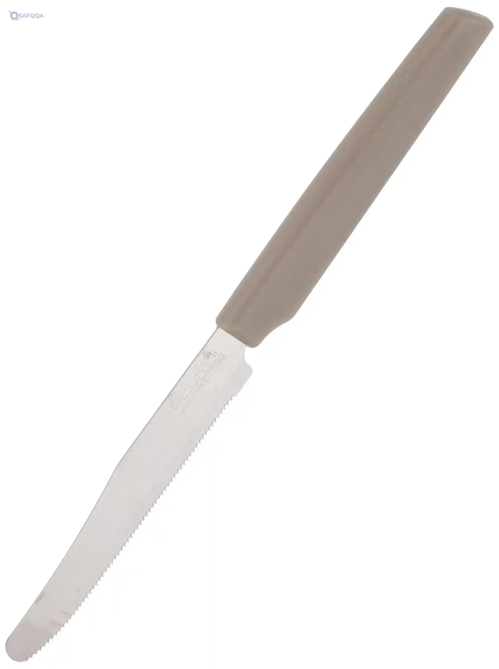 Pedrini Kitchen Knives Set – 6 Pieces with Dove Grey Handle - Safqqa