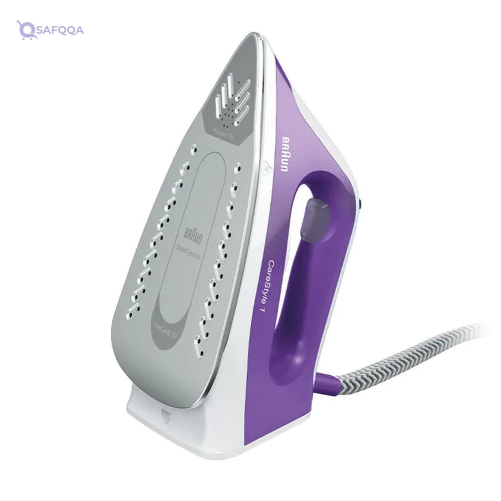 Braun CareStyle IS1014 Steam Generator Iron – 2200W, 1.5L Tank, FreeGlide 3D Technology - Safqqa