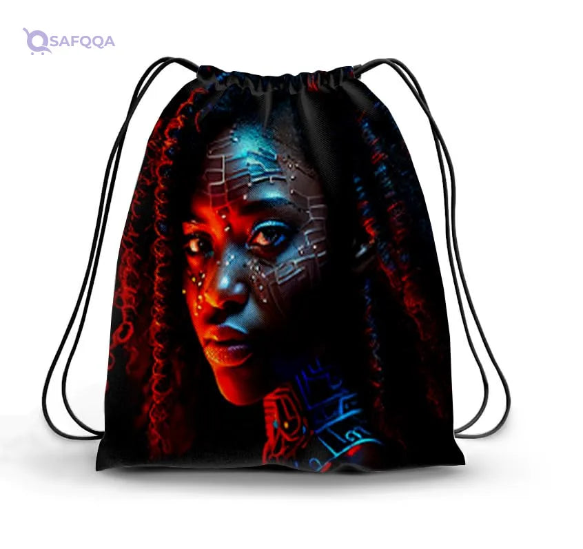 TAT DRAWSTRING BAG - 556, MultiColor, Large - Safqqa