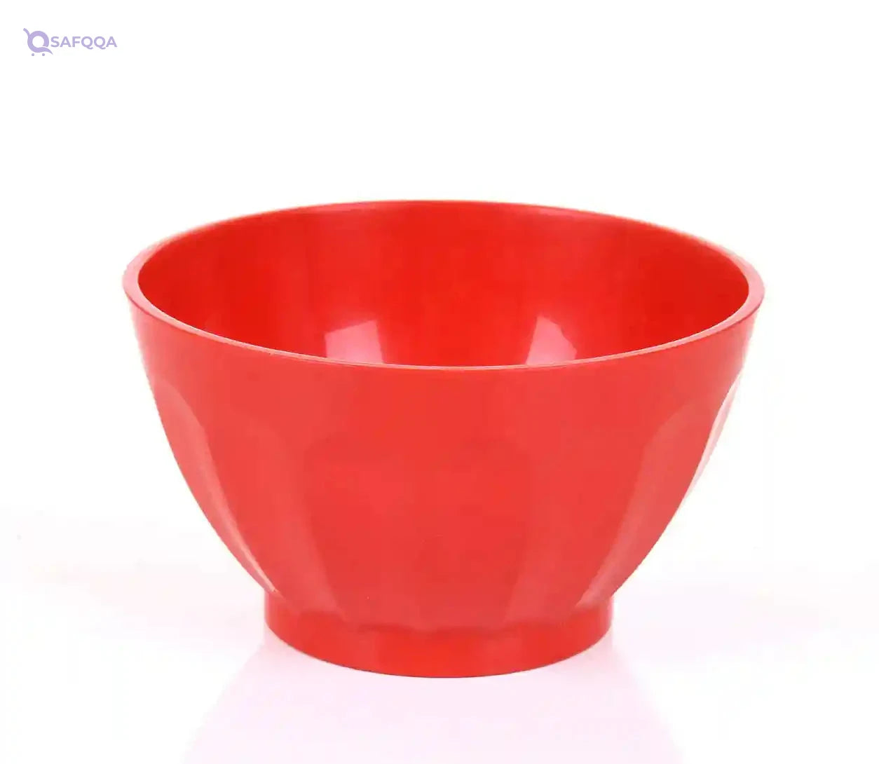 Mintra Colorful Unbreakable Plastic Bowl 4pk - (Large - 1.8L, Red) - (Part Of A Set) - Salad, Snacks, Breakfast Cereal, Fruit, Popcorn, Soup - Shatterproof, BPA Free - Safqqa