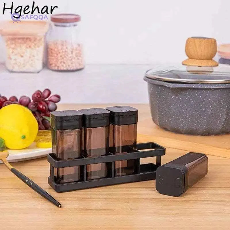 Katakeet Elegant Acrylic Spice Rack 4 Shelves Modern Kitchen Organizer - Safqqa