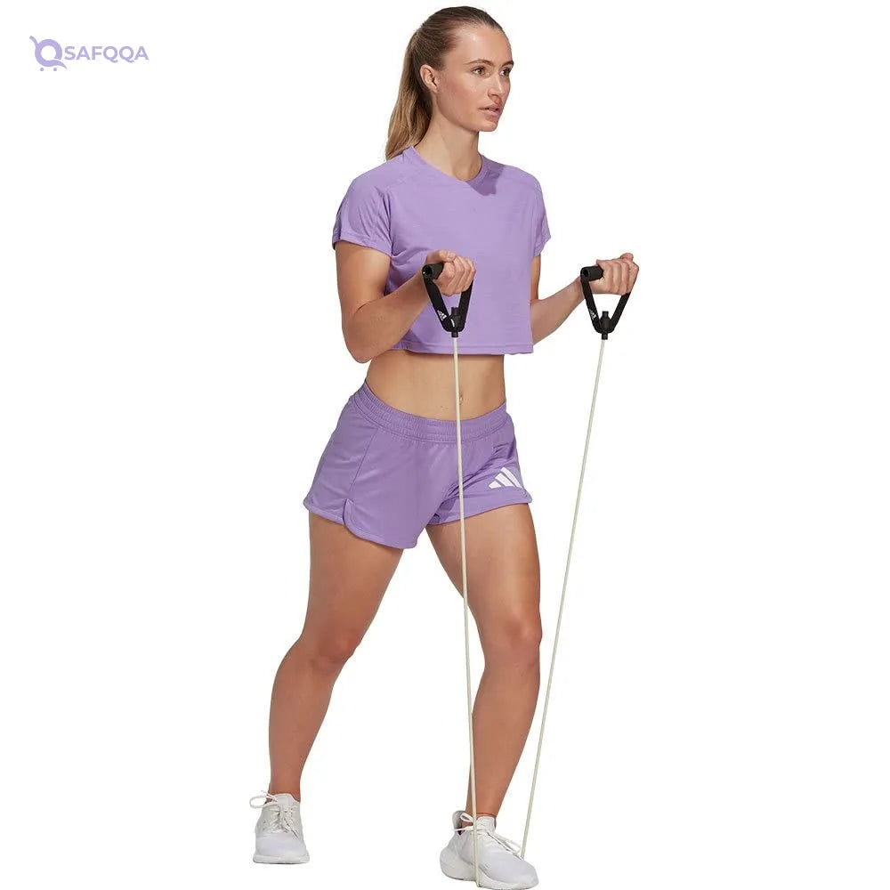 Adidas Women’s Cropped Training T-Shirt – Sporty & Comfortable - Safqqa
