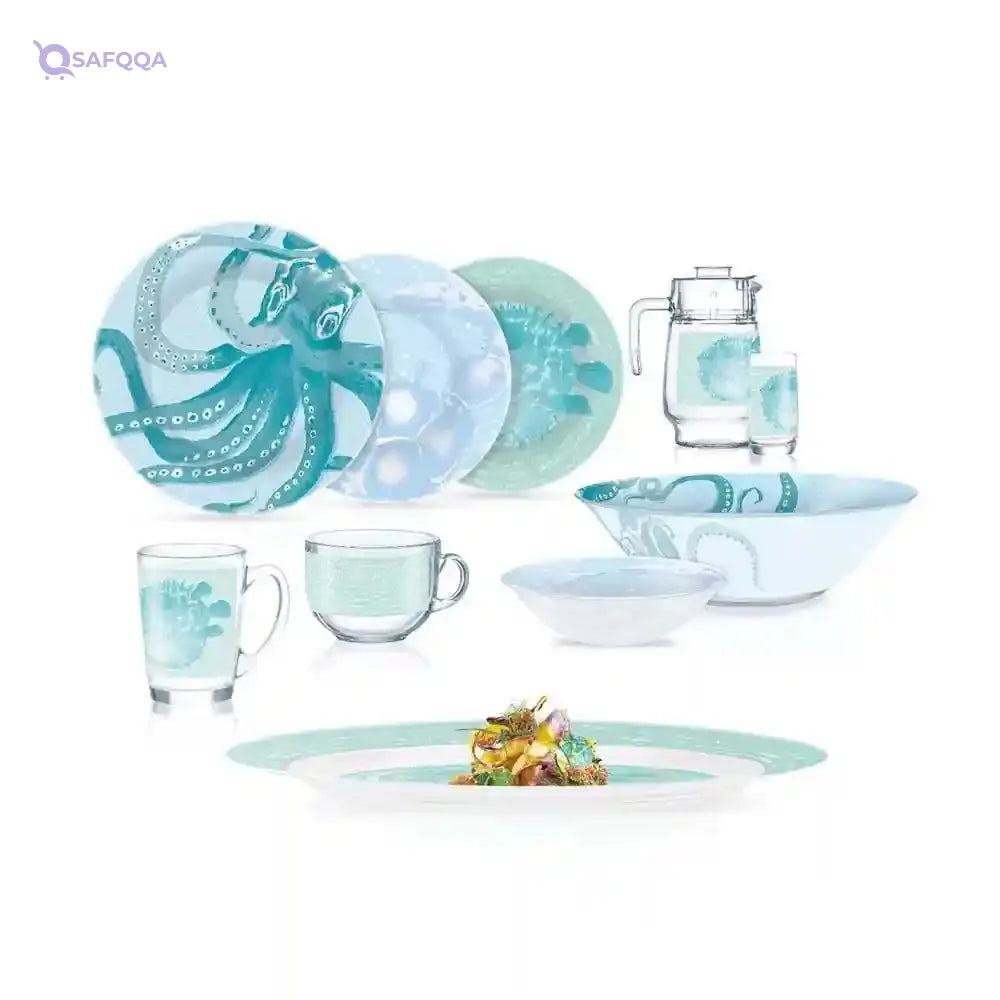 Luminarc Dinner Set 44 Pcs (SEA BAY) - Safqqa