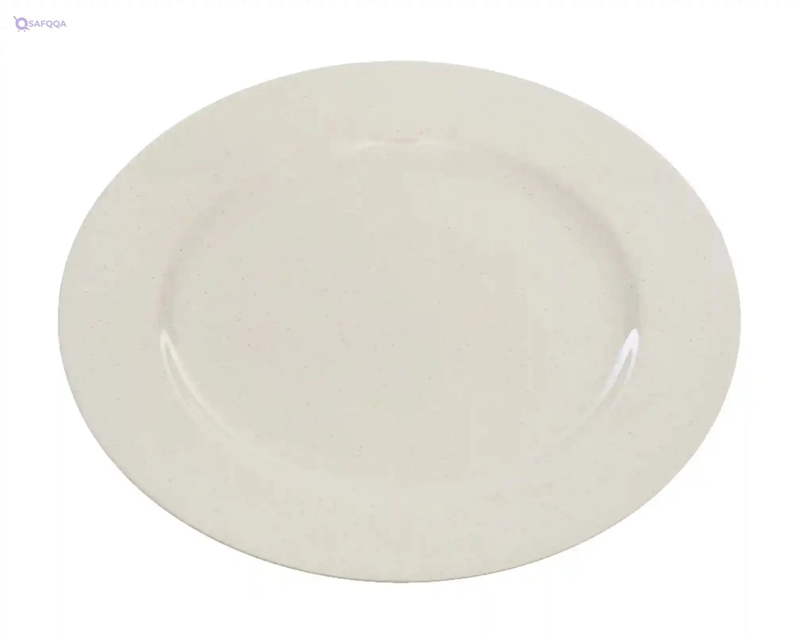 Moments Light Stone Rim Circular Surface Tray, 36 cm Size - Safqqa