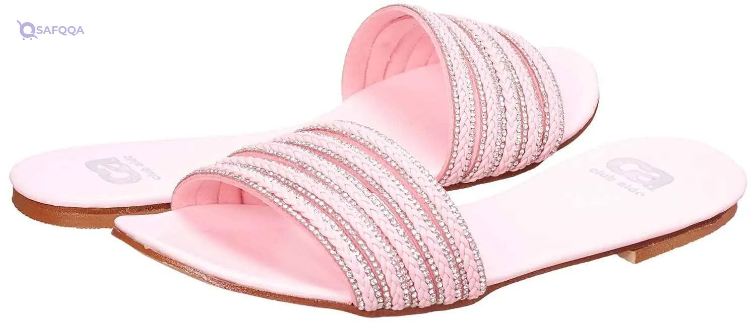 Club Aldo Round-Toe Braided Strap Slide Slippers For Women - Safqqa Egypt