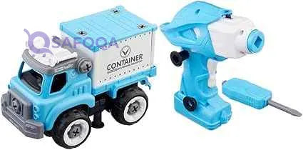 DIY Spatial Creativity City Squad Truck Building Blocks with Remote Control for Kids - Safqqa Egypt