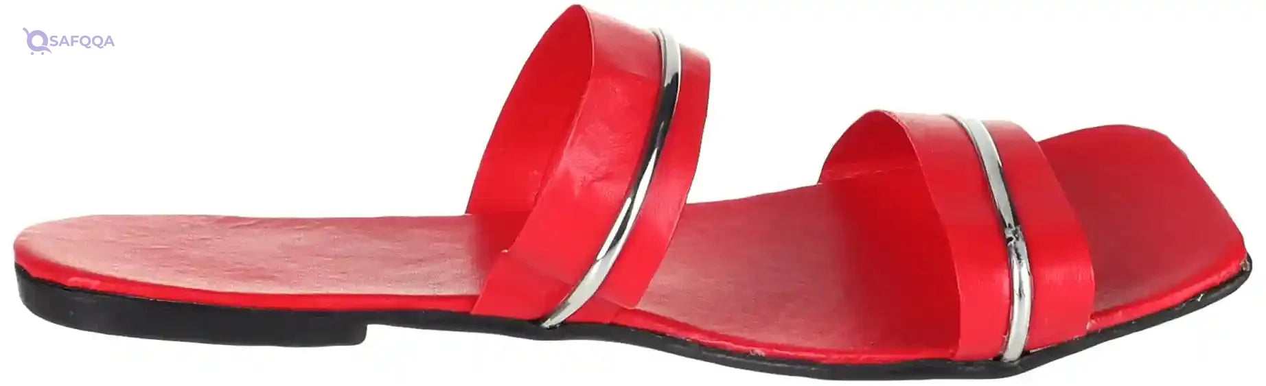 OX Faux Leather slipper Slides OX006 For women - Safqqa Egypt