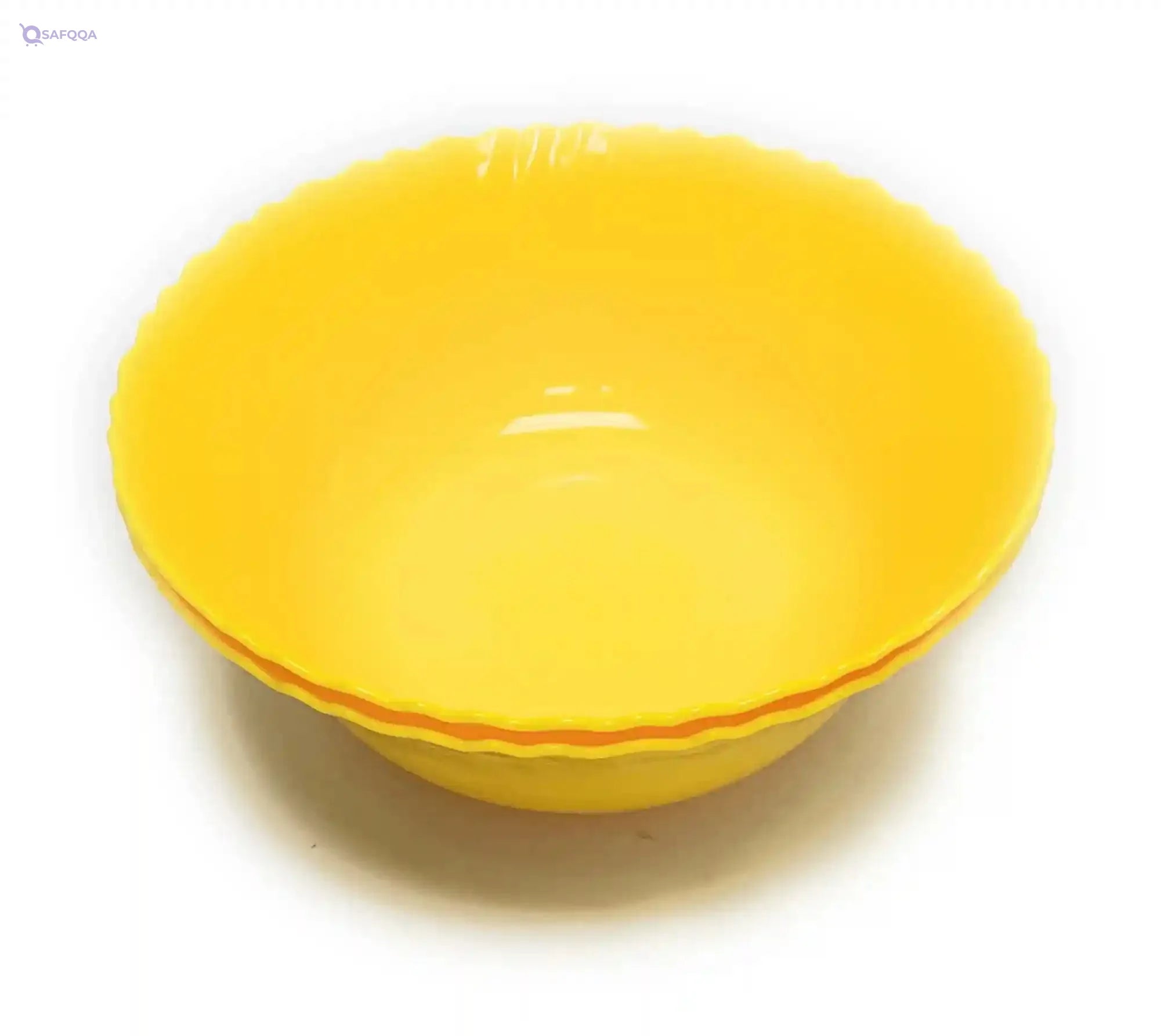 Mintra Home Curly Collection (9.7in Medium Bowl - 2pk, Yellow) - Safqqa