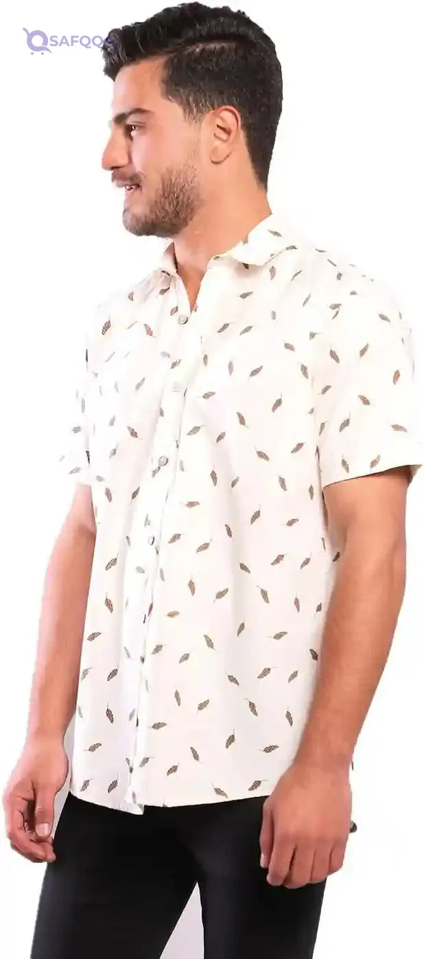 White Rabbit Men's Short Sleeve Shirt WR2077S22 - Safqqa Egypt